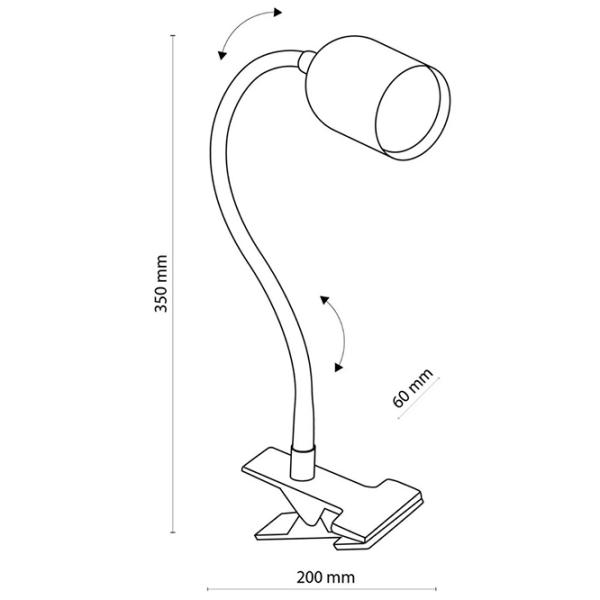 Нaстольная лампа TK Lighting 4561 Черный photo 8 Нaстольная лампа TK Lighting 4561 Черный photo 8