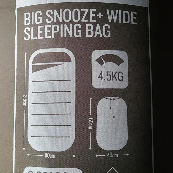 Спальный мешок Trakker Big Snooze+ Wide Sleeping Bag Ripstop / Зеленый Серый photo 4
