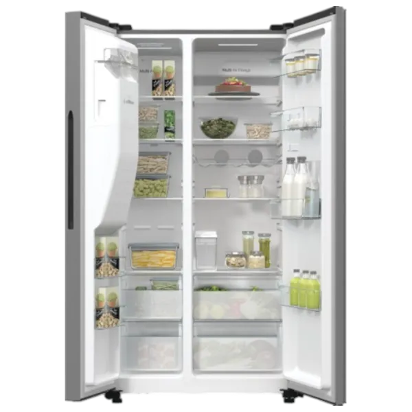 Frigider Hisense RS5P535NTCE Side by Side 566 l / 178.6 cm / Silver photo 5