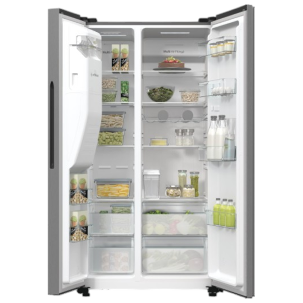Frigider Hisense RS5P535NTCE Side by Side 566 l / 178.6 cm / Silver photo 5