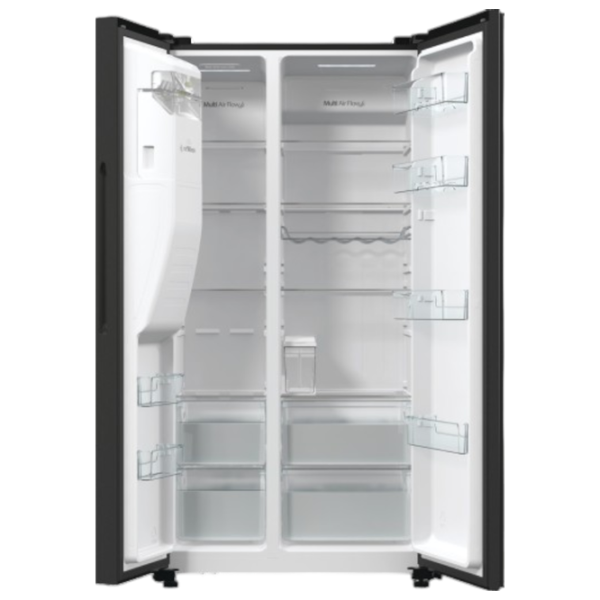 Frigider Hisense RS5P535NTFE Side by Side 566 l / 178.6 cm / Black photo 4
