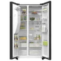 Frigider Hisense RS5P535NTFE Side by Side 566 l / 178.6 cm / Black photo 5