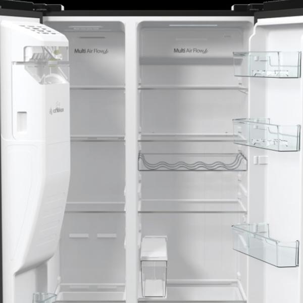 Frigider Hisense RS5P535NTFE Side by Side 566 l / 178.6 cm / Black photo 13