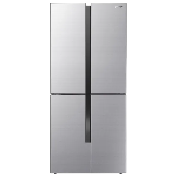 Frigider Gorenje NRM8182MX cu congelator jos 427 l / 181.6 cm / Silver photo 1