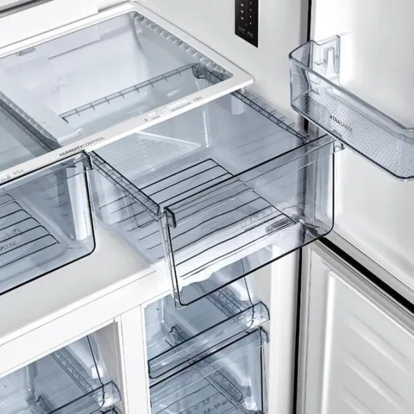 Frigider Gorenje NRM8182MX cu congelator jos 427 l / 181.6 cm / Silver photo 4
