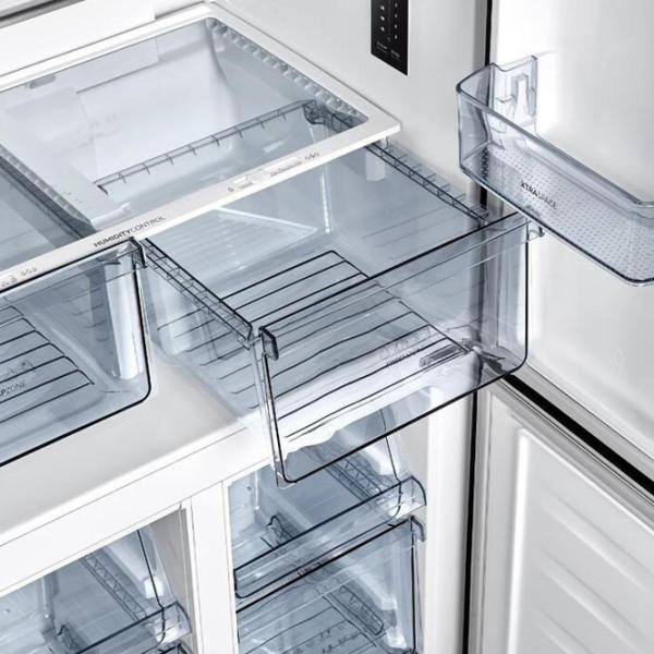 Frigider Gorenje NRM8182MX cu congelator jos 427 l / 181.6 cm / Silver photo 4
