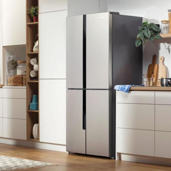 Frigider Gorenje NRM8182MX cu congelator jos 427 l / 181.6 cm / Silver photo 8