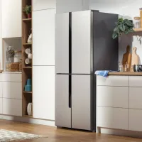 Frigider Gorenje NRM8182MX cu congelator jos 427 l / 181.6 cm / Silver photo 8