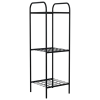 Etajeră pentru flori Remaks 3 Shelf Flower Black / Plastic