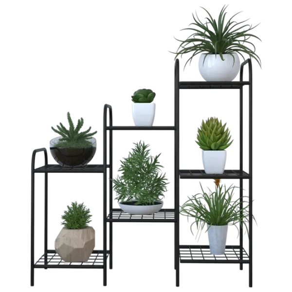 Цветочная полка Remaks 7 Shelf Flower Черный / Металл photo 2