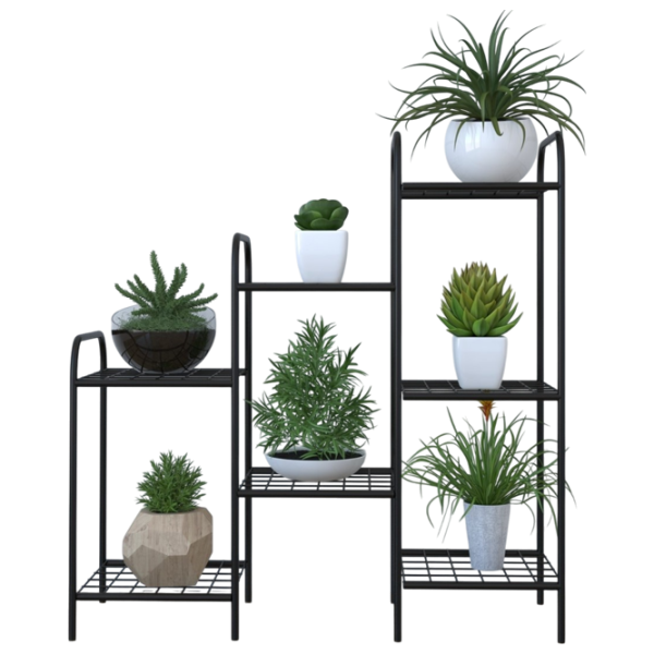 Цветочная полка Remaks 7 Shelf Flower Черный / Металл photo 2