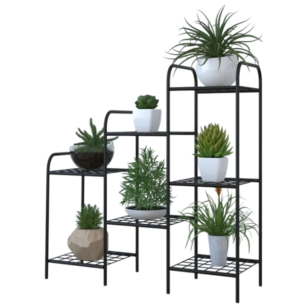 Цветочная полка Remaks 7 Shelf Flower Черный / Металл photo 3