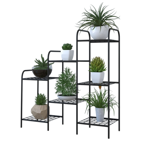 Цветочная полка Remaks 7 Shelf Flower Черный / Металл photo 3