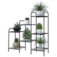 Цветочная полка Remaks 7 Shelf Flower Черный / Металл photo 3