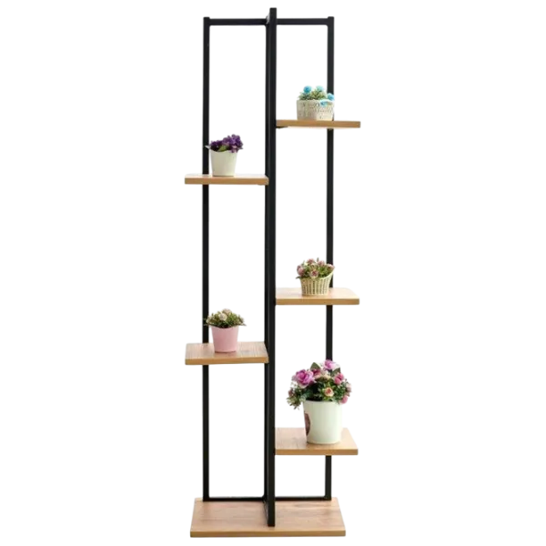 Цветочная полка Remaks Dekoratif Flower Дуб cонома / Металл photo 2