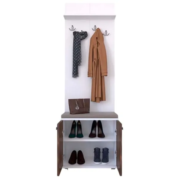 Шкаф для прихожей Remaks Yali Hallstand Walnut ДСП / Дуб photo 3