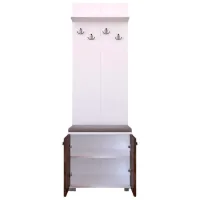Dulap pentru antreu Remaks Yali Hallstand Walnut PAL / Stejar photo 5
