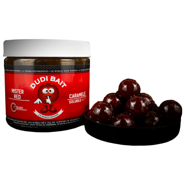 Boilies Dudi Bait Mister Red Squid / 0.1 kg / 20 mm photo 1