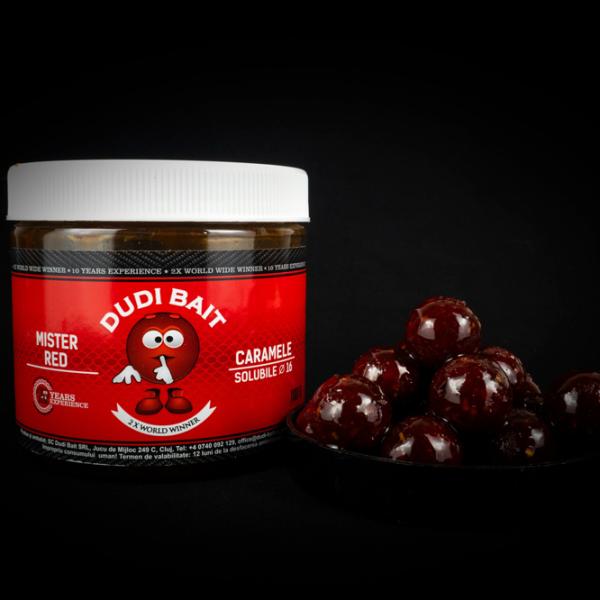 Boilies Dudi Bait Mister Red Squid / 0.1 kg / 20 mm photo 2
