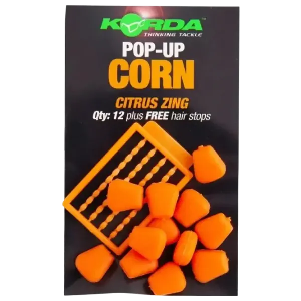 Насадочная кукуруза Korda Pop Up Corn Citrus Zing Цитрусовый / 0.1 кг /  photo 1