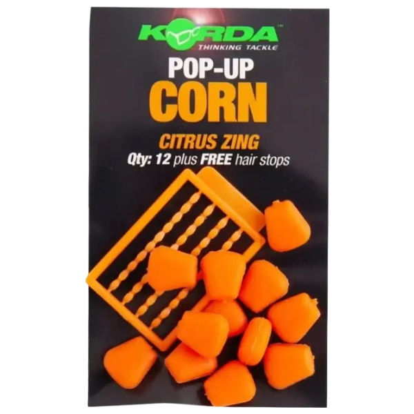 Насадочная кукуруза Korda Pop Up Corn Citrus Zing Цитрусовый / 0.1 кг /  photo 1