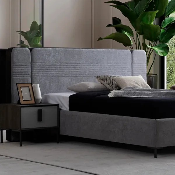 Кровать Evmoda ALMERA 180 x 200 см / ЛДСП / Серый photo 1 Кровать Evmoda ALMERA 180 x 200 см / ЛДСП / Серый photo 1