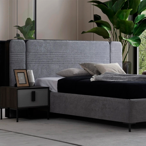 Кровать Evmoda ALMERA 180 x 200 см / ЛДСП / Серый photo 1 Кровать Evmoda ALMERA 180 x 200 см / ЛДСП / Серый photo 1