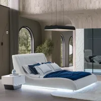 Кровать Dizayno Home Basel 160 x 200 см / ЛДСП / Белый photo 3
