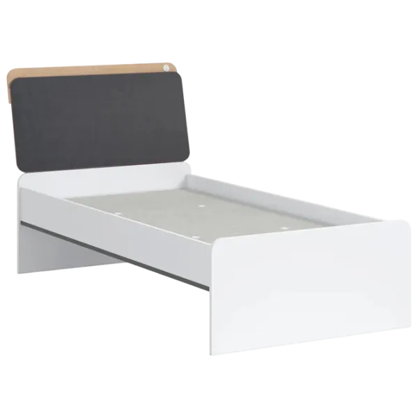 Pat pentru copii Newjoy Solid 120 x 200 cm / MDF / Gray photo 1 Pat pentru copii Newjoy Solid 120 x 200 cm / MDF / Gray photo 1