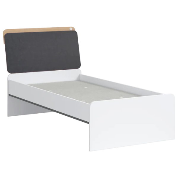 Pat pentru copii Newjoy Solid 120 x 200 cm / MDF / Gray photo 1 Pat pentru copii Newjoy Solid 120 x 200 cm / MDF / Gray photo 1