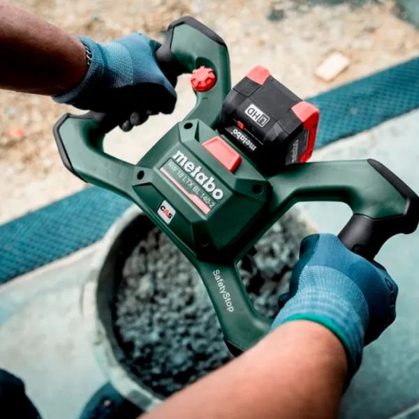 Mașină de amestecat Metabo RW 18 LTX BL 140-2 Mixer / Green photo 2