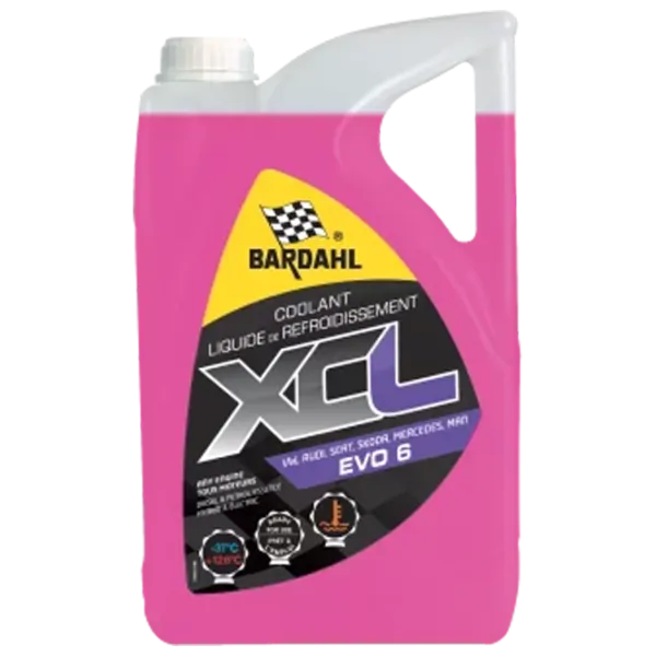 Антифриз Bardahl XCL EVO 6 5л Розовый photo 1