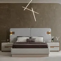 Кровать Pereflex Sueno 160 x 200 см / Дерево / Серый