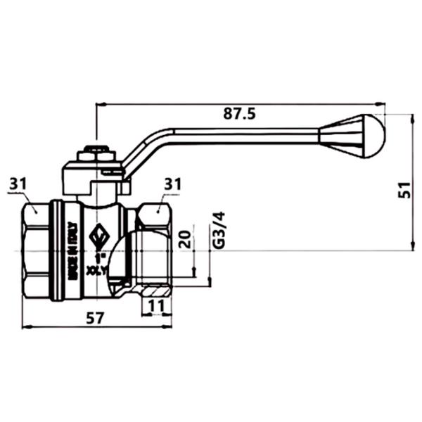 Robinet Bugatti 09100013 F / F  photo 2