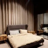 Pat Seskalar Pera 180 x 200 cm / Lemn / Black