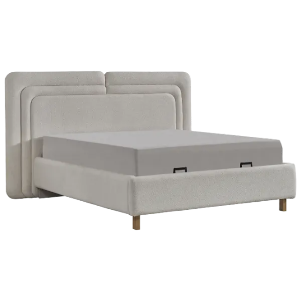 Кровать Evmoda Caprice 160 x 200 см / ЛДСП / Белый photo 1 Кровать Evmoda Caprice 160 x 200 см / ЛДСП / Белый photo 1