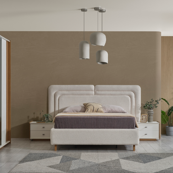 Кровать Evmoda Caprice 160 x 200 см / ЛДСП / Белый photo 4 Кровать Evmoda Caprice 160 x 200 см / ЛДСП / Белый photo 4