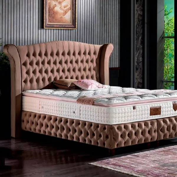 Кровать Dizayno Home Basel 160 x 200 см / Дерево / Коричневый photo 1