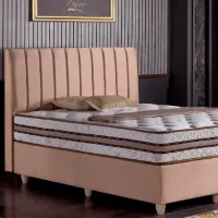 Кровать Dizayno Home Cotton 180 x 200 см / ЛДСП / Бежевый