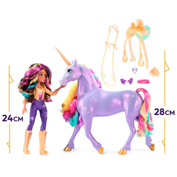 Фигурки Spin Master Unicorn Academy София и Единорог 4+ / Фиолетовый photo 4