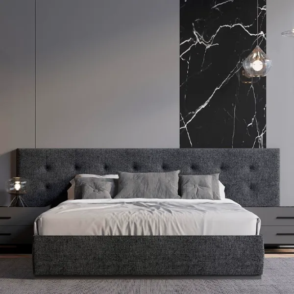 Кровать Evmoda Palermo 160 x 200 см / ЛДСП / Серый photo 2