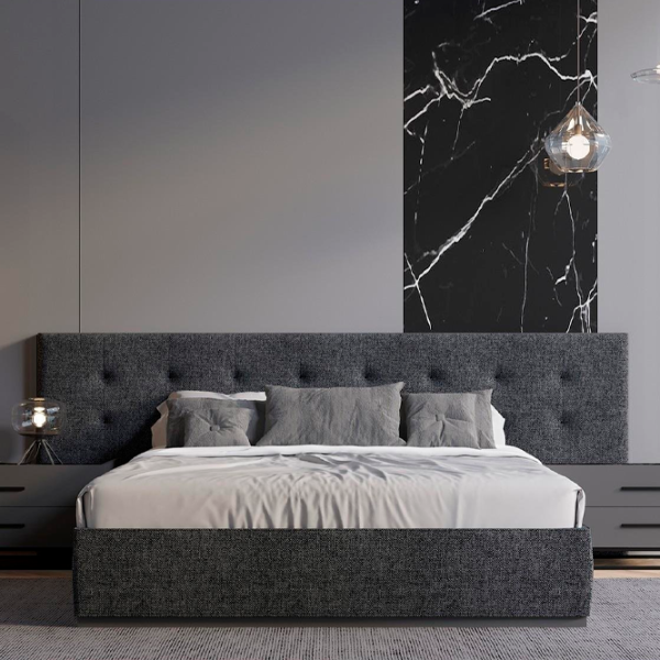 Кровать Evmoda Palermo 160 x 200 см / ЛДСП / Серый photo 2