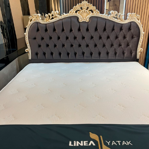 Кровать Dizayno Home Majesty Manora 180 x 200 см / Дерево / Серый photo 1