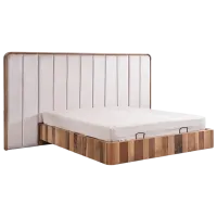 Кровать Seskalar Browni 160 x 200 см / Дерево / Серый