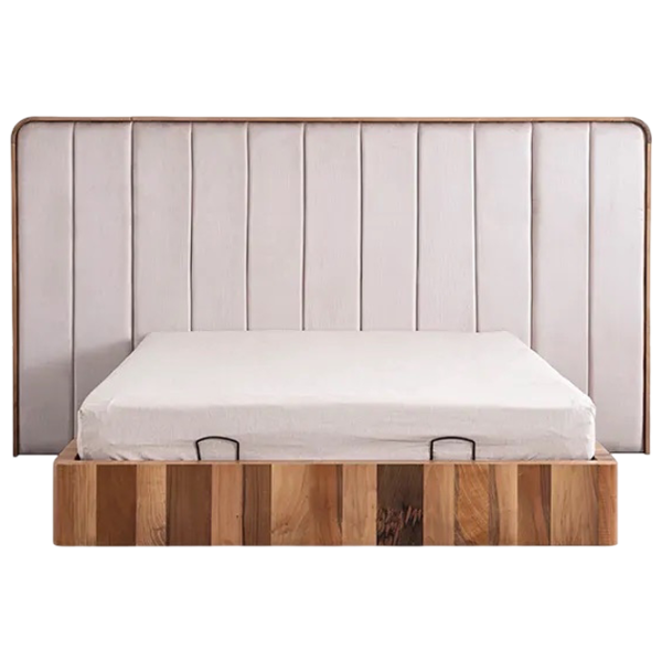 Кровать Seskalar Browni 160 x 200 см / Дерево / Серый photo 2