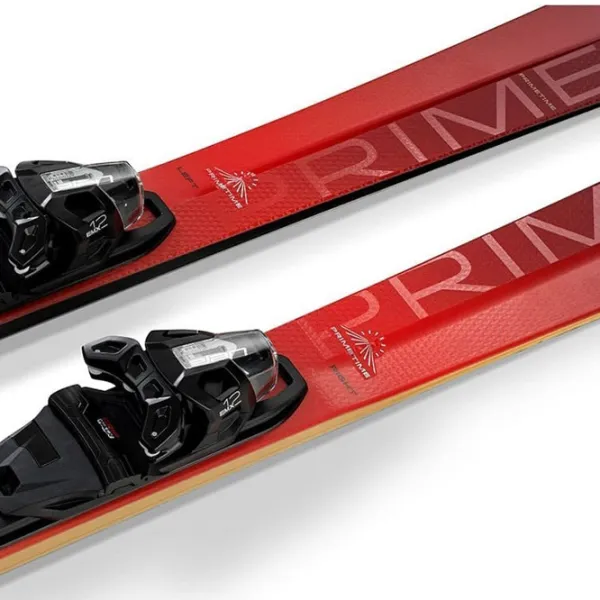 Schiuri unisex Elan Primetime 55+ FX EMX 12.0 Red / 158 cm photo 3