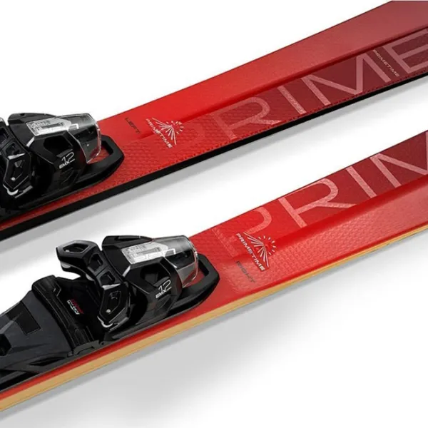 Schiuri unisex Elan Primetime 55+ FX EMX 12.0 Red / 172 cm photo 3