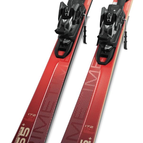 Schiuri unisex Elan Primetime 55+ FX EMX 12.0 Red / 172 cm photo 5