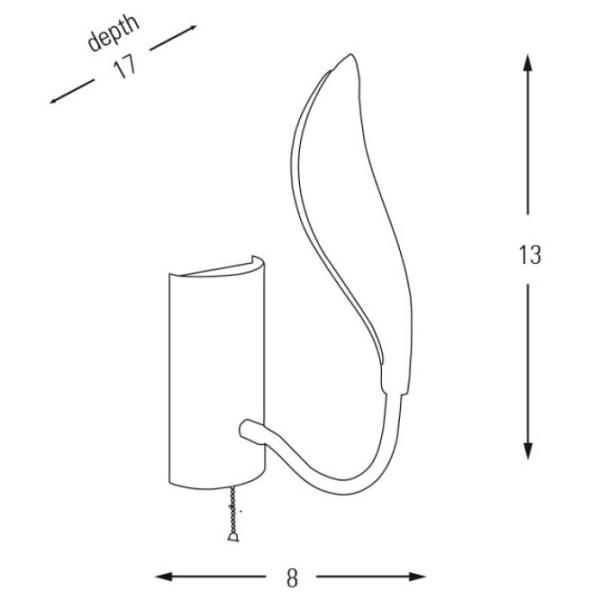 Настенный светильник Ozcan 4060-APL 8 Вт / SMD photo 2 Настенный светильник Ozcan 4060-APL 8 Вт / SMD photo 2