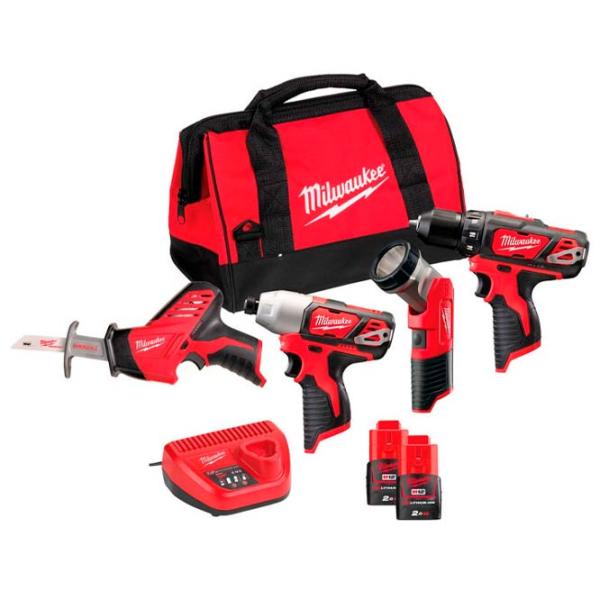 Set de instrumente Milwaukee M12BPP4A-202B 12 V / 3 photo 1
